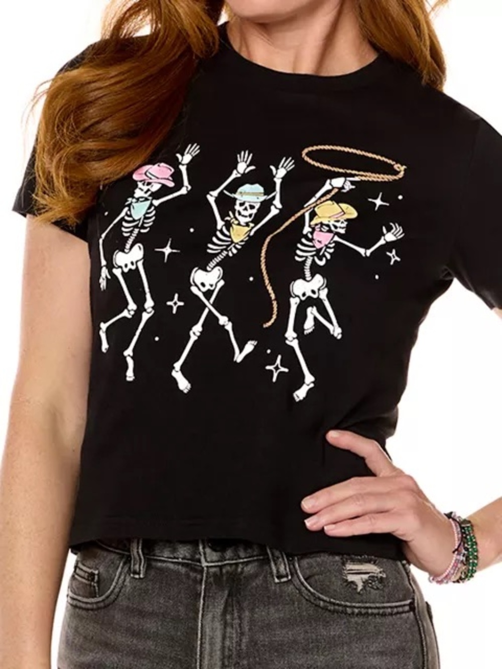 Spirit Halloween Cowboy Skeleton Baby T Shirt